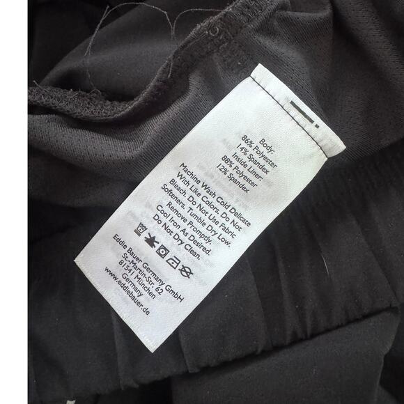 Eddie Bauer Mens Large Black Running Shorts Lined Drawstring - Picture 4 of 9